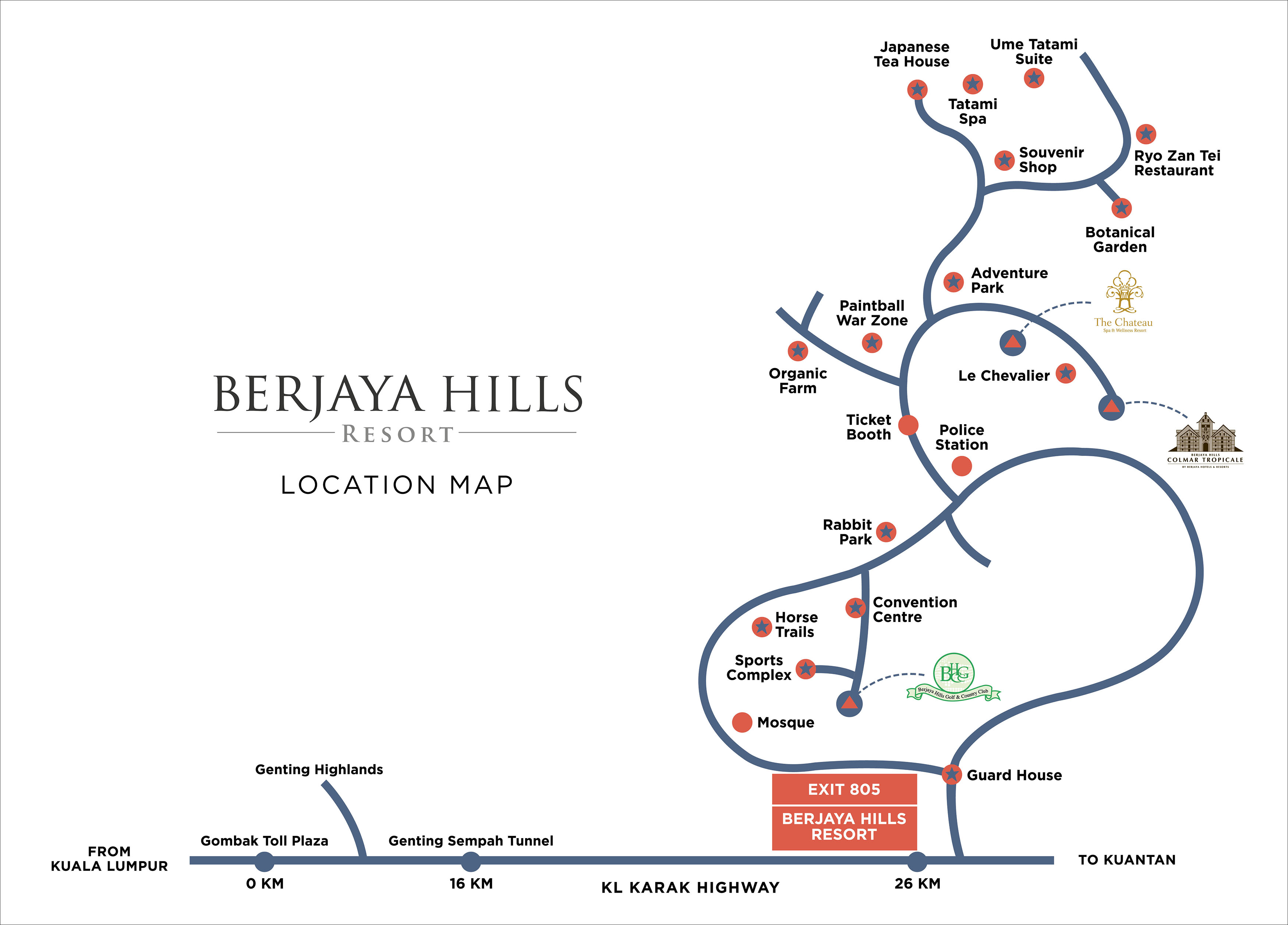Berjaya Hills Location Map